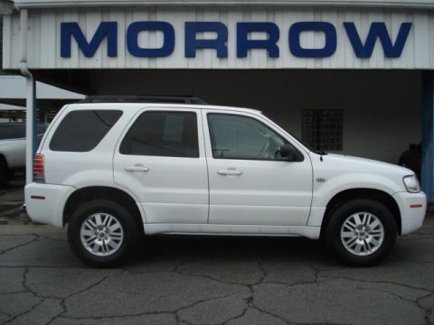 Oxford White 2007 Mercury Mariner Luxury 4WD Oxford White 2007 Mercury Mariner Luxury 4WD