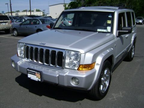 Bright Silver Metallic 2007 Jeep Commander Limited 4x4