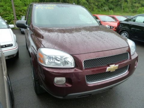 Bordeaux Red Metallic 2008 Chevrolet Uplander LS Bordeaux Red Metallic 2008 Chevrolet Uplander LS
