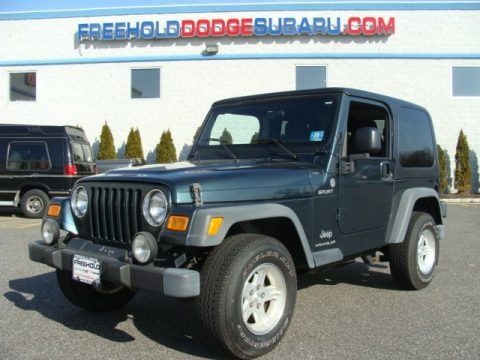 Deep Beryl Green Pearl 2005 Jeep Wrangler Sport 4x4