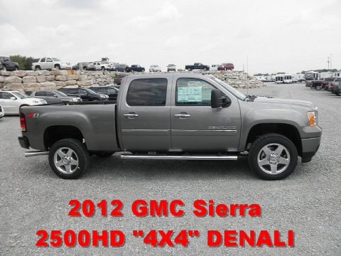 Steel Gray Metallic 2012 GMC Sierra 2500HD Denali Crew Cab 4x4 Steel Gray Metallic 2012 GMC Sierra 2500HD Denali Crew Cab 4x4