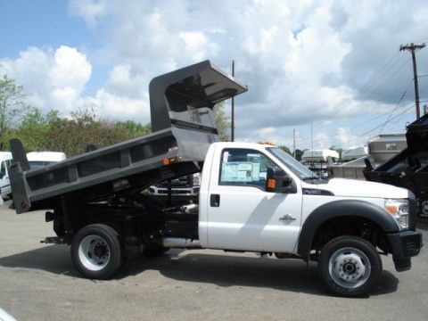 Oxford White 2012 Ford F450 Super Duty XL Regular Cab 4x4 Dump Truck Oxford White 2012 Ford F450 Super Duty XL Regular Cab 4x4 Dump Truck