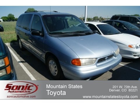 Light Denim Blue Metallic 1998 Ford Windstar GL