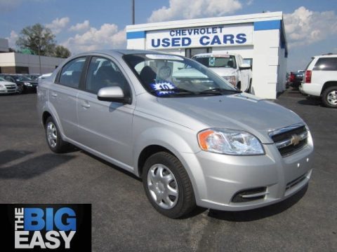 Cosmic Silver 2010 Chevrolet Aveo LT Sedan