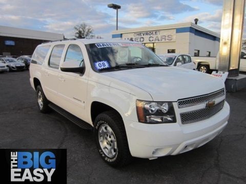 Summit White 2008 Chevrolet Suburban 1500 LT 4x4