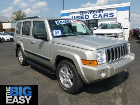 Light Graystone Pearl 2008 Jeep Commander Sport 4x4