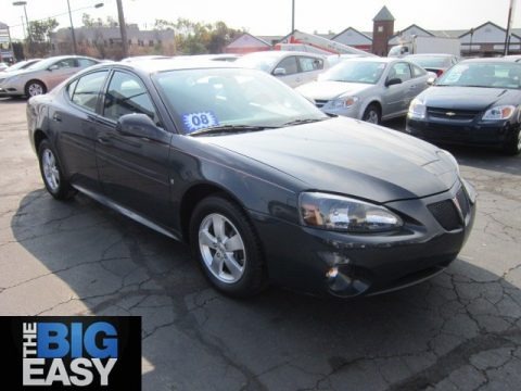Shadow Gray Metallic 2008 Pontiac Grand Prix Sedan Shadow Gray Metallic 2008 Pontiac Grand Prix Sedan