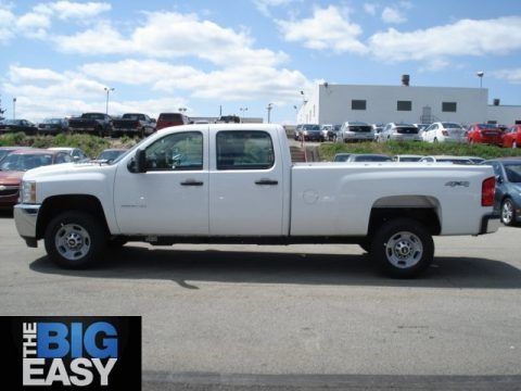 Summit White 2012 Chevrolet Silverado 2500HD Work Truck Crew Cab 4x4