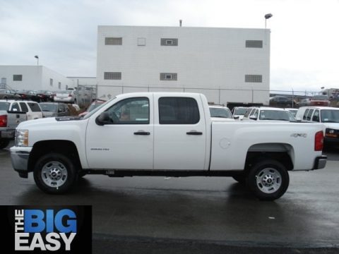 Summit White 2012 Chevrolet Silverado 2500HD LS Crew Cab 4x4