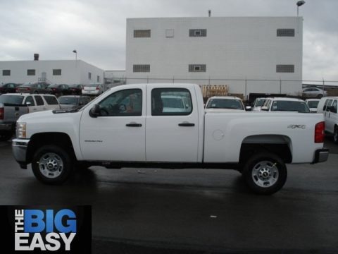 Summit White 2012 Chevrolet Silverado 2500HD LS Crew Cab 4x4