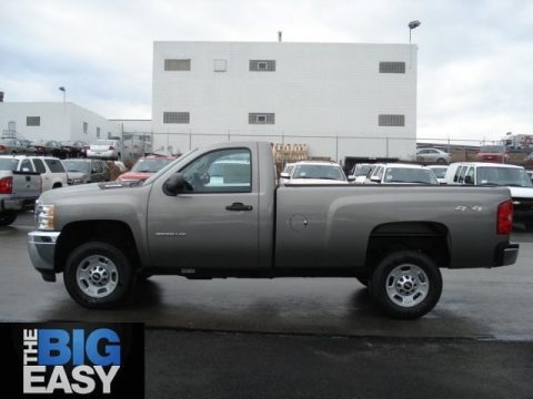 Graystone Metallic 2012 Chevrolet Silverado 2500HD Work Truck Regular Cab 4x4