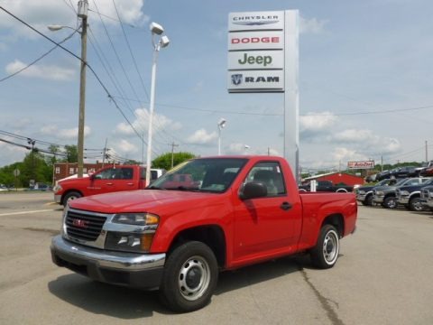 Fire Red 2006 GMC Canyon SL Regular Cab Fire Red 2006 GMC Canyon SL Regular Cab