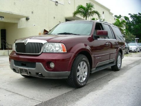 Autumn Red Metallic 2003 Lincoln Navigator Luxury 4x4