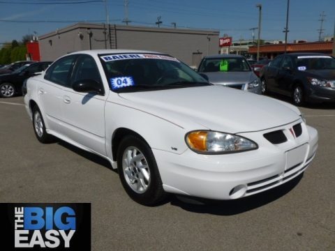 Summit White 2004 Pontiac Grand Am SE Sedan Summit White 2004 Pontiac Grand Am SE Sedan