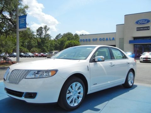White Platinum Metallic Tri-Coat 2012 Lincoln MKZ Hybrid White Platinum Metallic Tri-Coat 2012 Lincoln MKZ Hybrid