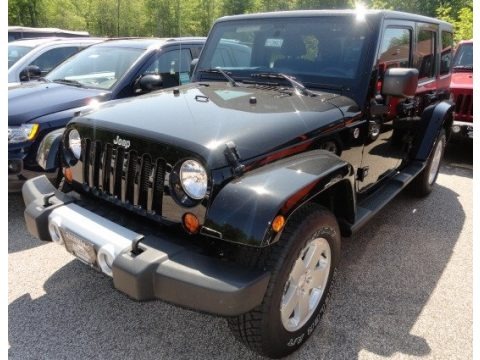 Black 2012 Jeep Wrangler Unlimited Sahara 4x4 Black 2012 Jeep Wrangler Unlimited Sahara 4x4