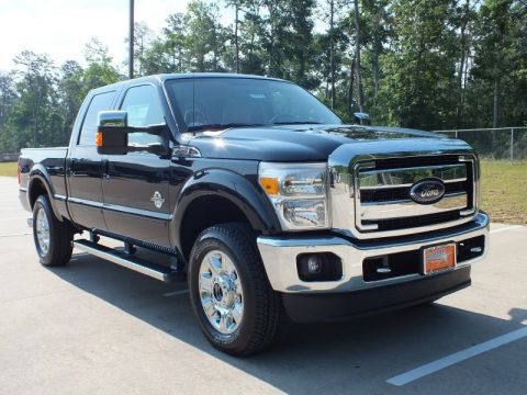 Tuxedo Black Metallic 2012 Ford F250 Super Duty Lariat Crew Cab 4x4