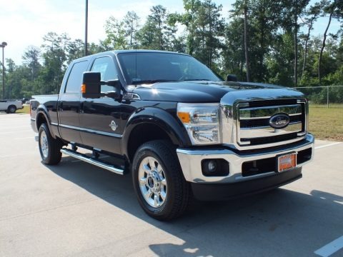 Tuxedo Black Metallic 2012 Ford F250 Super Duty Lariat Crew Cab 4x4