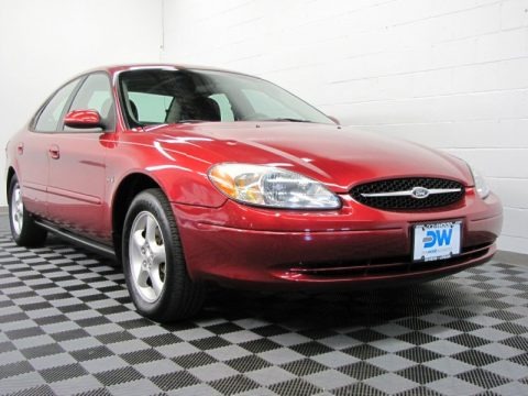 Toreador Red Metallic 2000 Ford Taurus SES Toreador Red Metallic 2000 Ford Taurus SES
