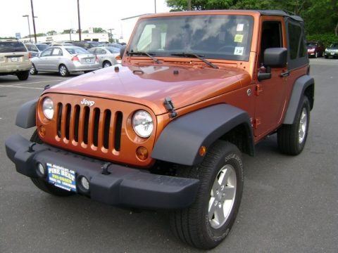 Mango Tango Pearl 2011 Jeep Wrangler Sport S 4x4