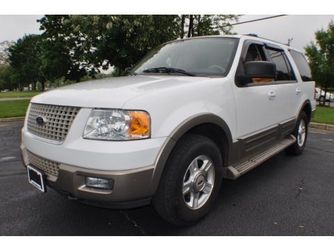 Oxford White 2003 Ford Expedition Eddie Bauer 4x4 Oxford White 2003 Ford Expedition Eddie Bauer 4x4