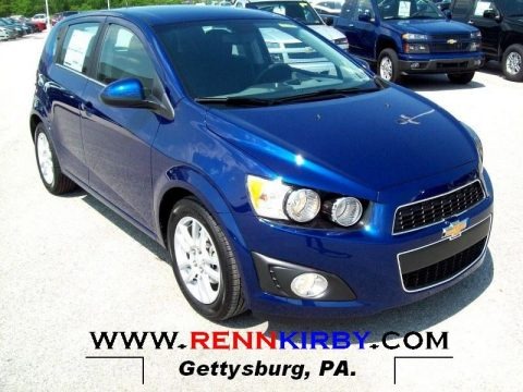 Blue Topaz Metallic 2012 Chevrolet Sonic LT Hatch