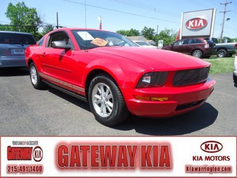 Torch Red 2008 Ford Mustang V6 Deluxe Coupe Torch Red Medium Parchment