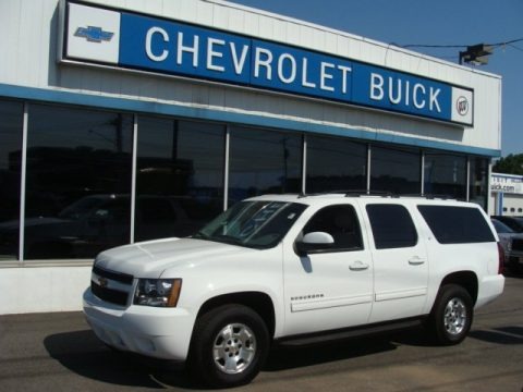 Summit White 2012 Chevrolet Suburban LT 4x4