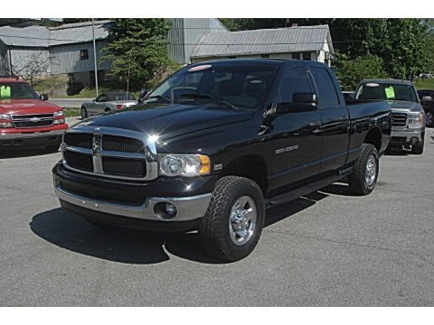 Black 2004 Dodge Ram 2500 SLT Quad Cab 4x4 Black 2004 Dodge Ram 2500 SLT Quad Cab 4x4