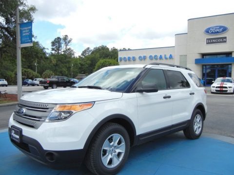 Oxford White 2013 Ford Explorer FWD Oxford White 2013 Ford Explorer FWD
