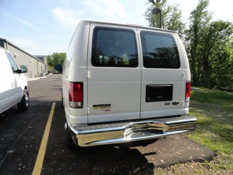 Oxford White 2012 Ford E Series Van E350 Cargo