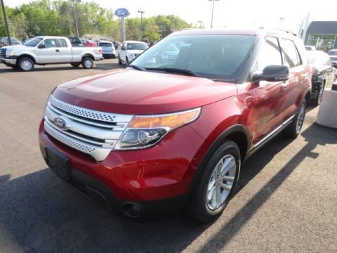 Ruby Red Metallic 2013 Ford Explorer XLT 4WD Ruby Red Metallic 2013 Ford Explorer XLT 4WD