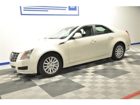 White Diamond Tricoat 2012 Cadillac CTS 3.0 Sedan