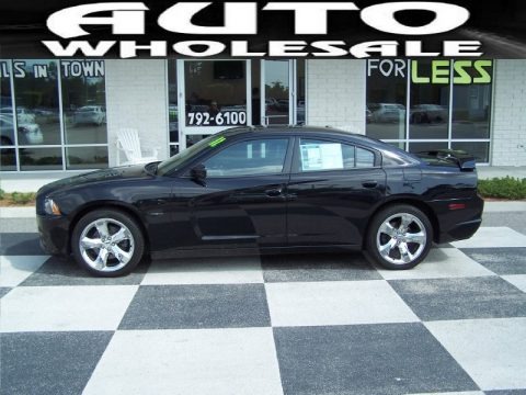 Brilliant Black Crystal Pearl 2011 Dodge Charger R/T