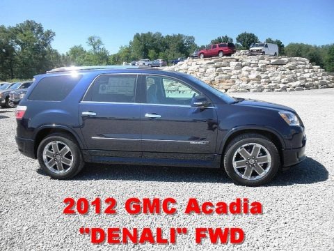 Deep Blue Metallic 2012 GMC Acadia Denali