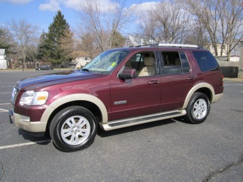 Dark Cherry Metallic 2006 Ford Explorer Eddie Bauer 4x4 Dark Cherry Metallic 2006 Ford Explorer Eddie Bauer 4x4