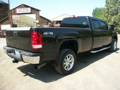 Onyx Black 2007 GMC Sierra 3500HD SLT Crew Cab 4x4