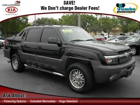 Black 2003 Chevrolet Avalanche 2500 4x4 Black 2003 Chevrolet Avalanche 2500 4x4
