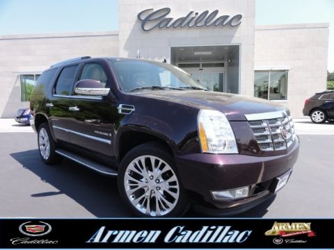 Black Cherry 2009 Cadillac Escalade AWD
