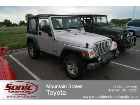 Bright Silver Metallic 2003 Jeep Wrangler Sport 4x4