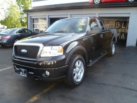 Black 2007 Ford F150 XLT SuperCab 4x4