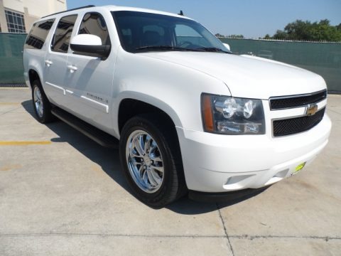 Summit White 2008 Chevrolet Suburban 1500 LT