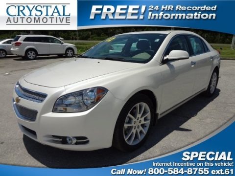 White Diamond Tricoat 2012 Chevrolet Malibu LTZ White Diamond Tricoat 2012 Chevrolet Malibu LTZ