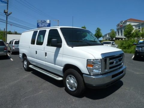 Oxford White 2011 Ford E Series Van E250 XL Cargo