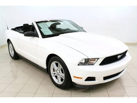 Performance White 2012 Ford Mustang V6 Convertible Performance White 2012 Ford Mustang V6 Convertible