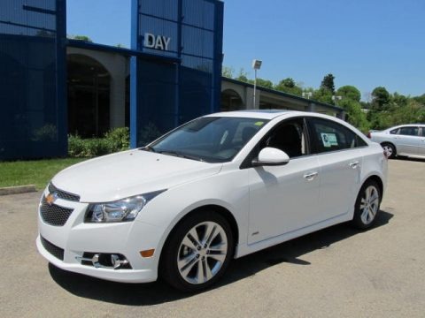 Summit White 2012 Chevrolet Cruze LTZ RS