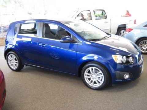 Blue Topaz Metallic 2012 Chevrolet Sonic LT Hatch