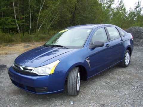 Vista Blue Metallic 2008 Ford Focus SE Sedan