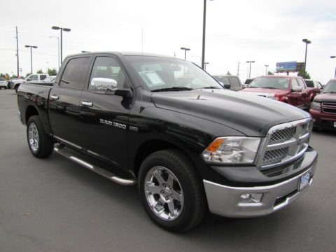 Brilliant Black Crystal Pearl 2011 Dodge Ram 1500 Laramie Crew Cab 4x4 Brilliant Black Crystal Pearl 2011 Dodge Ram 1500 Laramie Crew Cab 4x4