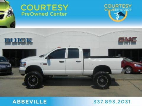 Bright White 2009 Dodge Ram 2500 SLT Quad Cab 4x4 Bright White 2009 Dodge Ram 2500 SLT Quad Cab 4x4